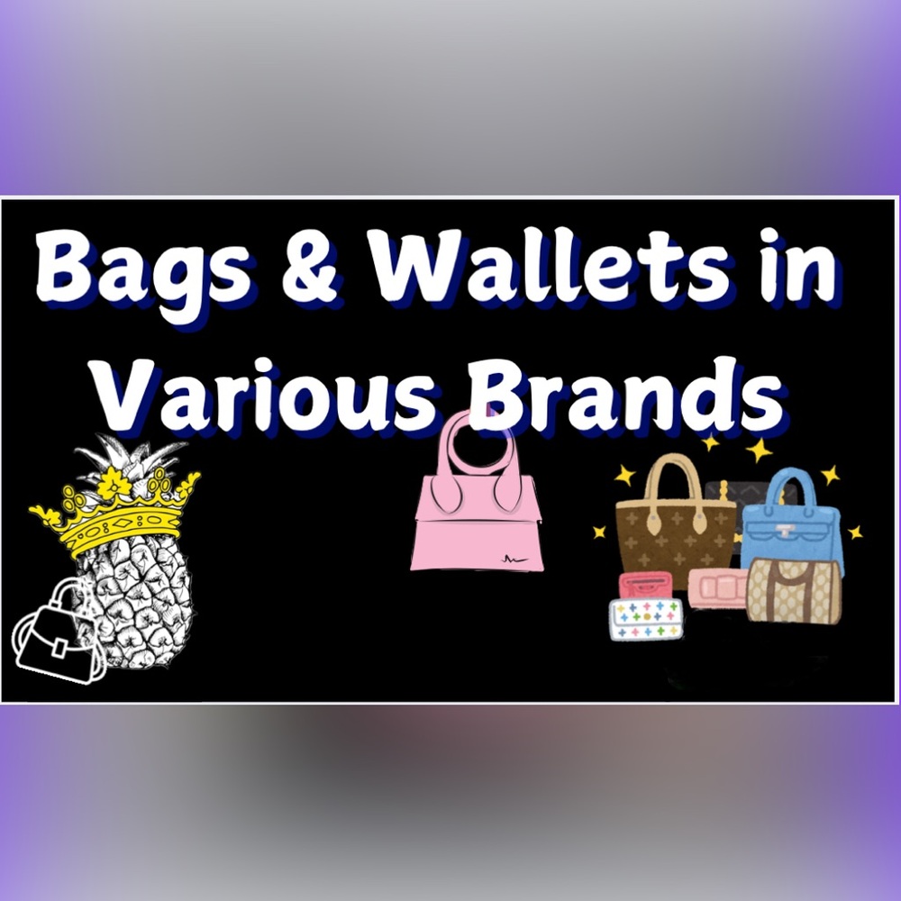 Bags & Wallets in various brands